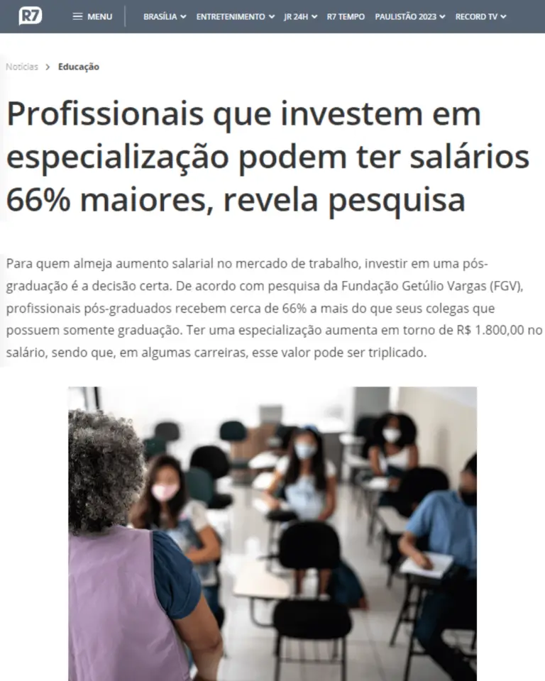 importância da pós
